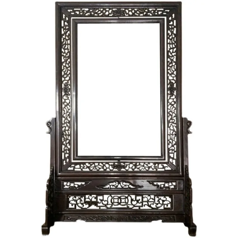 Solid wood frame, classical rectangular wooden frame