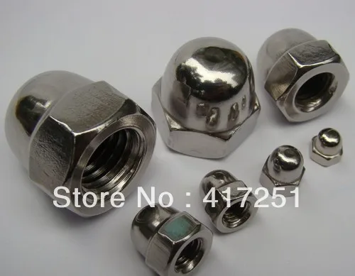 20PCS Metric M3 304 Stainless Steel Hex Head Dome Cap Protection Cover Nuts