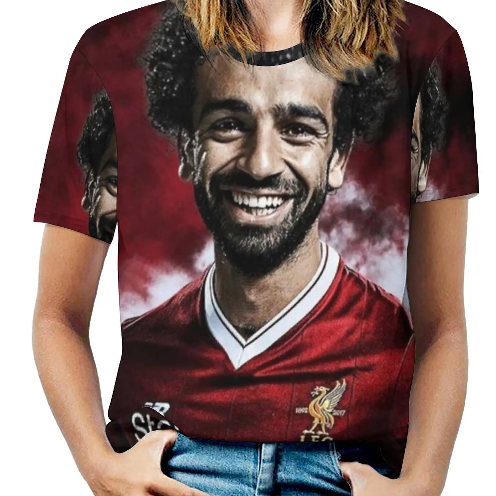 Mohamed Salah 7 Woman'S T-Shirt Spring And Summer Printed T Shirts Crew Neck Pullover Top Mohamed Salah Mohamed Salah