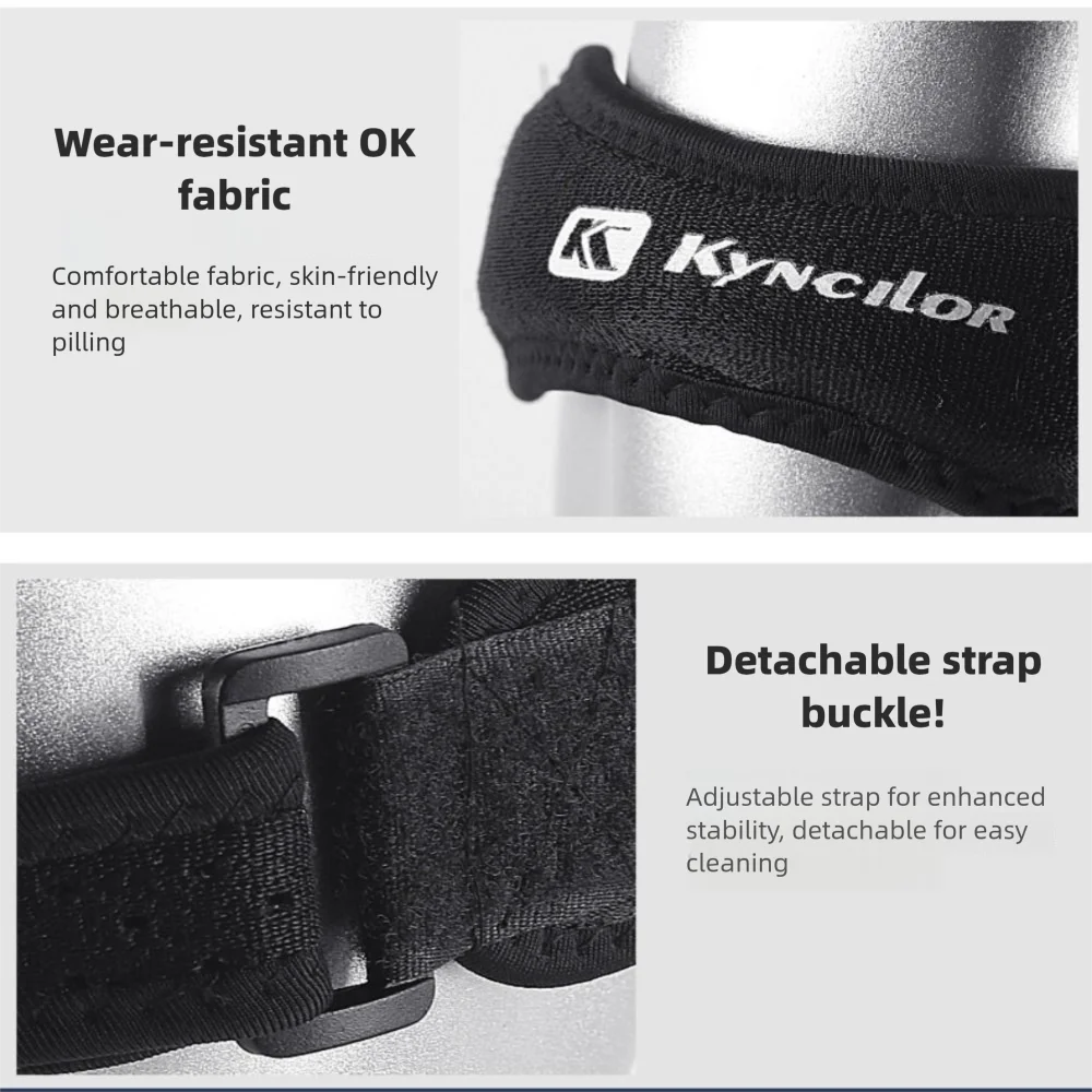 High Quality Adjustable Knee Brace Breathable Elastic Design Knee Support Strap Shock Absorption Knee Pad Basketball