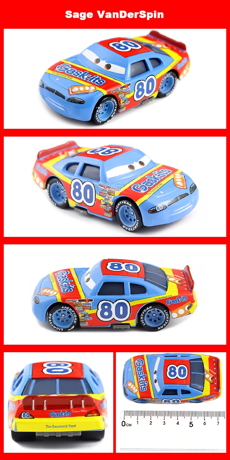 Pixar Cars 2 Cars 3 Pixar Cars Metall-Diecast-Modellautos Lightning McQueen Legierung Rennwagen-Serie Kinderspielzeugauto – Detail 24
