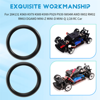 4Pcs Hard Drift Tire for Wltoys 284131 K969 K979 K989 K999 P929 Mini-Z Mini-Q Mini-D IW04M 1/28 RC Car Upgrade Parts Rich