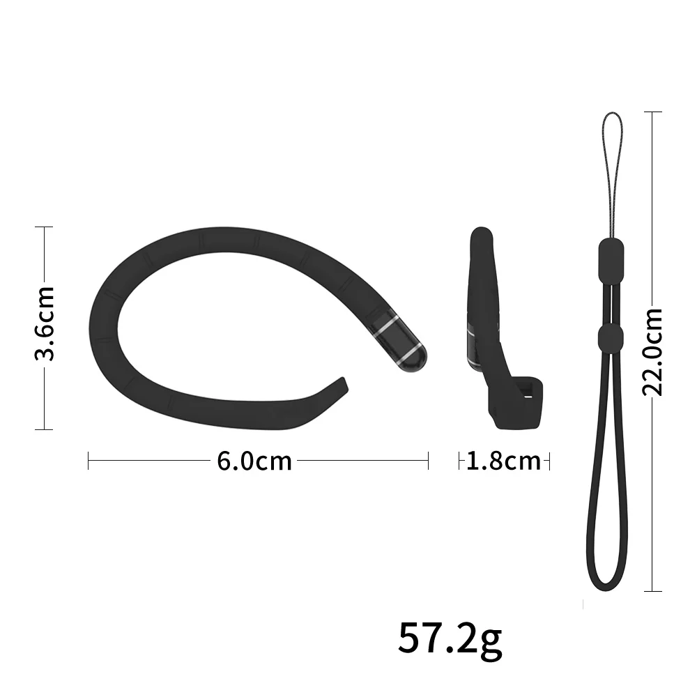 For Samsung Galaxy Buds 4 Pro/buds 4 Silicone Ear Hooks with Anti-lost Strap Lanyard