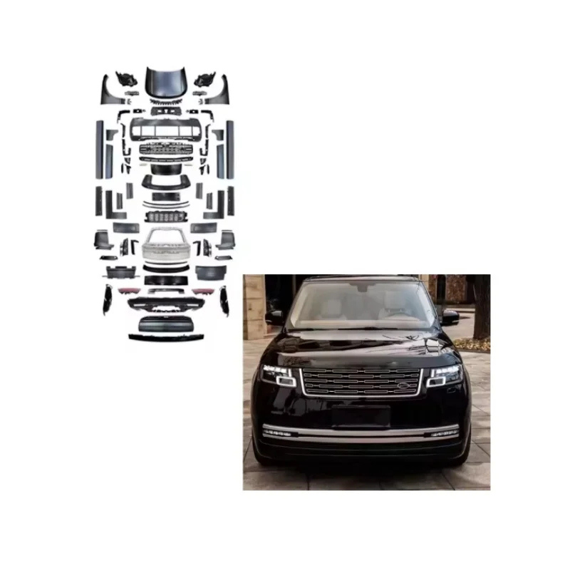 Kits carrosserie Facelift, systèmes de carrosserie Facelift, kit carrosserie, pare-chocs avant pour Range Vogue 2013-2017 L405, mise à niveau vers 2023 L460
