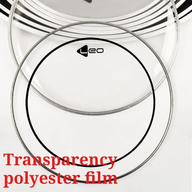 Polyester Film Transparent Drum Head High-quality Double Layer Acoustic Stable Durable Drum Head Musical Instrument Accessories