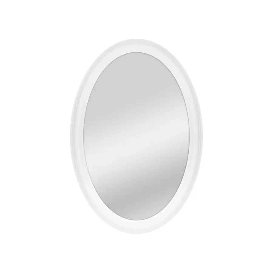 

21x31 Large Wall Mirror, Classic White Oval Mirror, Vertical amp Horizontal Wall Hanging Mirror for Bathroom, Bedroom amp Living
