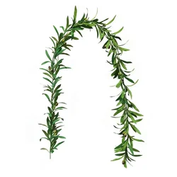 Hanging Olive Leaf Garland Artificial Vine Garland Decorations Wedding Arch Arrangement Wall Decor