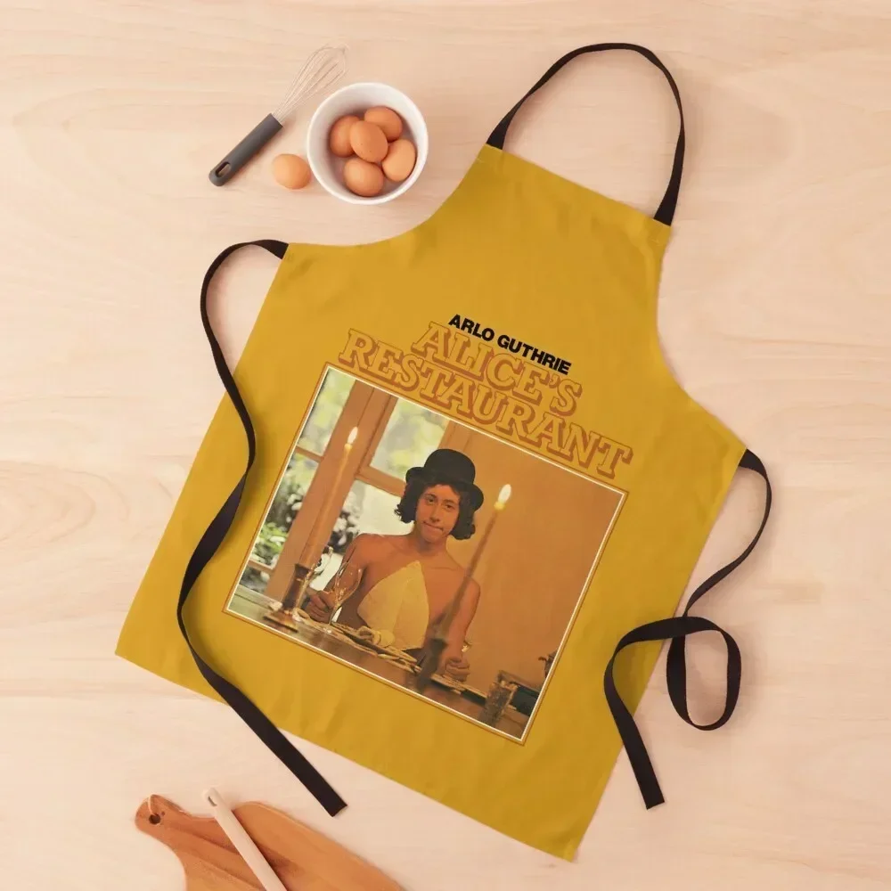 

Arlo Guthrie: Alice's Restaurant Apron kindergarten teacher waiter Smock for hairdressing Men's Kitchen Apron
