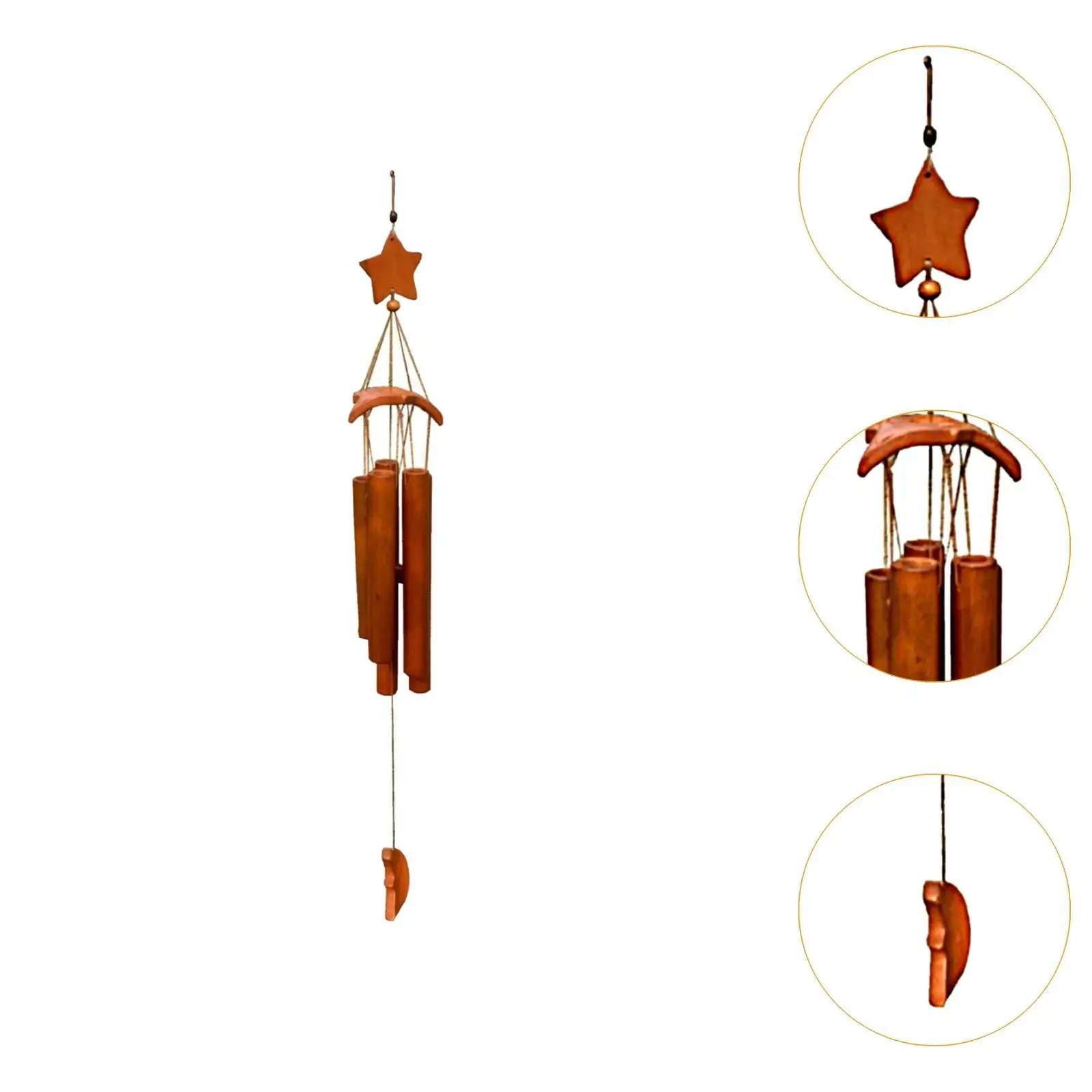 الخيزران الرياح الدقات حديقة الرياح الرنين يبارك الموسيقى الزخرفية هدية Windchime لغرفة الشرفة فناء الشرفة حديقة