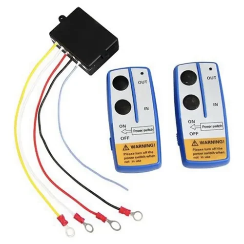 Controlador de interruptor de auricular inalámbrico, sistema de Control remoto de cabrestante de 12V y 24V para Jeep todoterreno ATV Universal para camión de remolque de recuperación