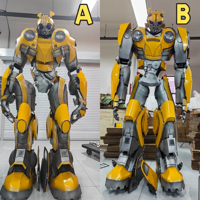 In Stock Bandai Anime Large Real People Wear Robot Props Clothing Armor Costume Cosplay Collection Model Toy Xmas Gifts