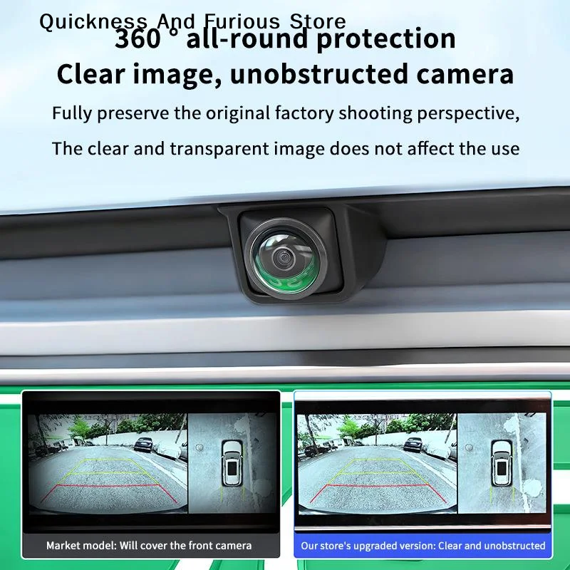 Rear View Car Camera Lens Protector Universal Backup Camera 2/10 PCS Clear Protective Shield Night Vision Enhanced