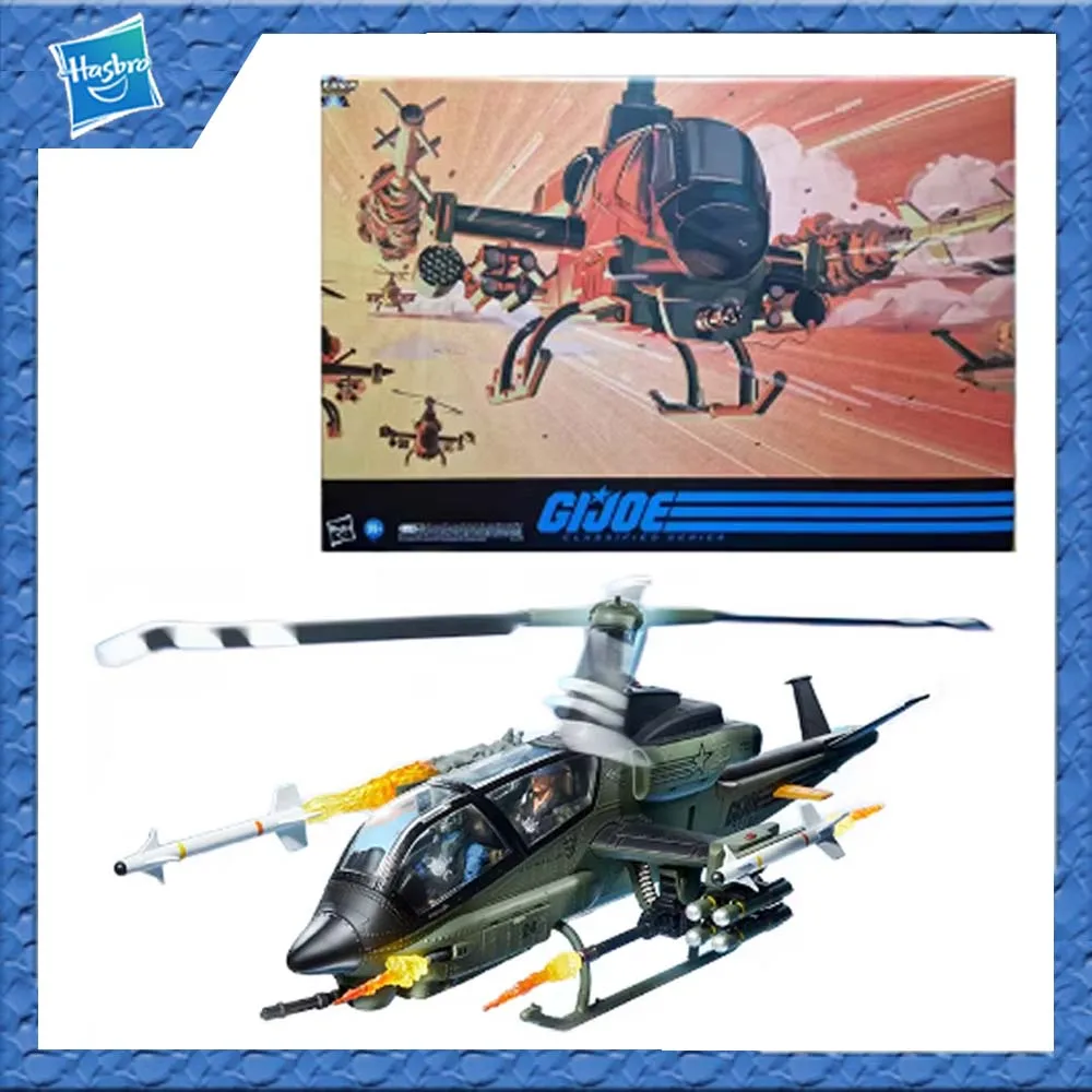 Original Hasbro Haslab G.i.joe Assault Copter Dragonfly Xh-1 86Cm Action Figure Model Toy Gift Collect