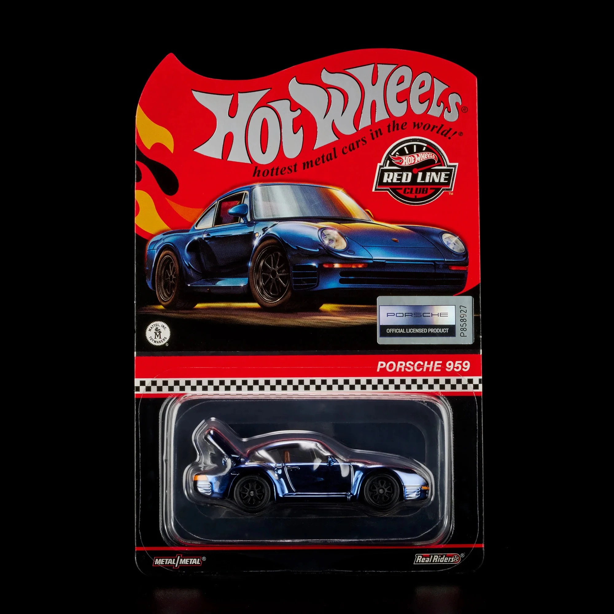 Samochodzik Hot Wheels dla kolekcjonera 1:64 Hotwheels Super Car RLC Porsche Elektroplaterowany Niebieski i więcej zabawek dla chłopców na prezenty urodzinowe