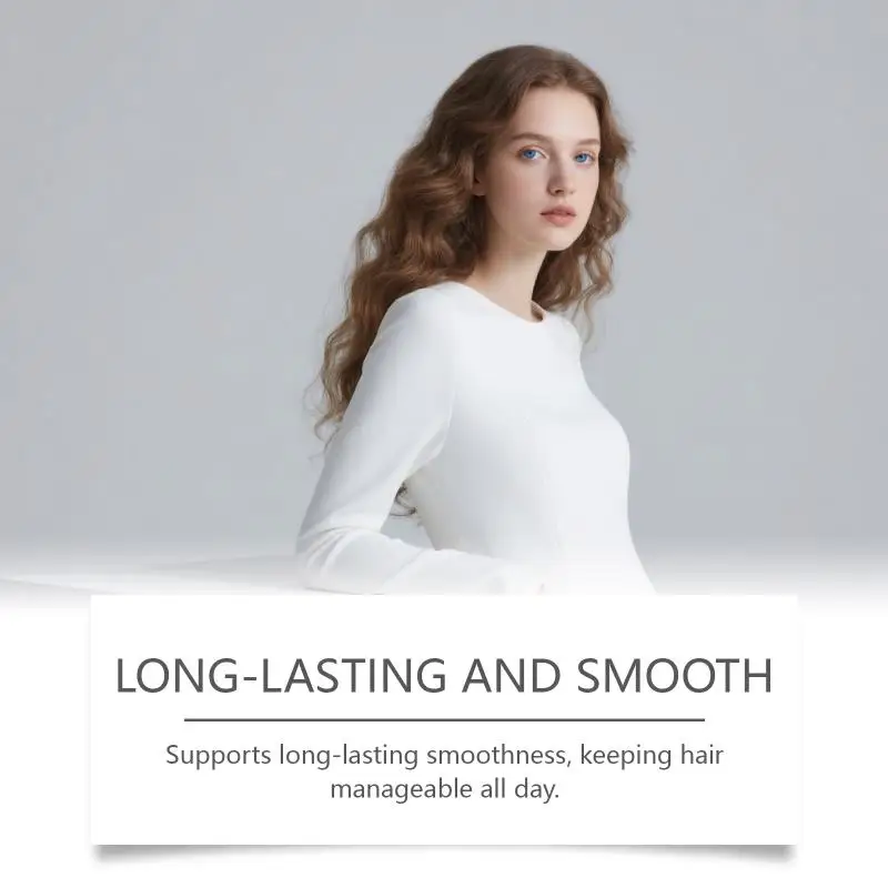 Hair Smoothing Spray Repair Frizz Split Ends Damaged Dry Hair Moisturizing Nourish Soothing Scalp Soft Straight Shiny Hair Spray