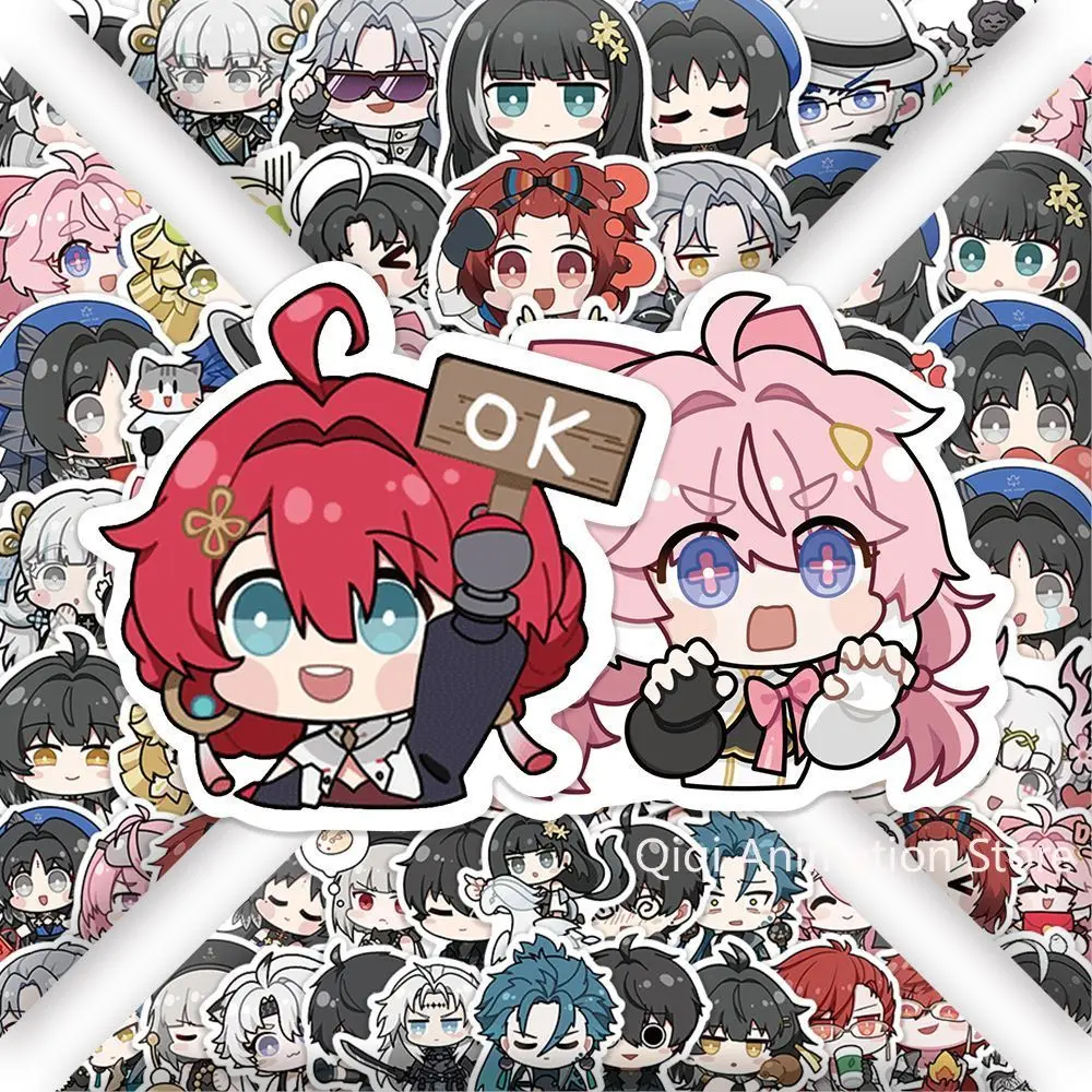 

60 шт., наклейки с героями мультфильмов в стиле аниме, водонепроницаемый чехол для телефона, милый набор наклеек, товары для ноутбука, товары для рукоделия, рождественские подарки