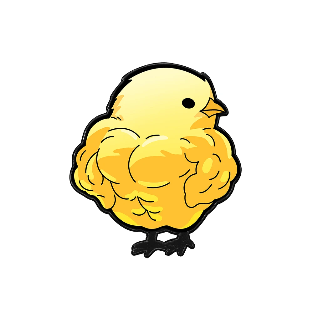 4-teiliges Cartoon-Fitness-Tier-Emaille-Broschen-Set: Muskel-Ente, Hamster, Igel Anstecknadeln – Lustiges Fitness-Geschenk für Sportbegeisterte – Detail 2