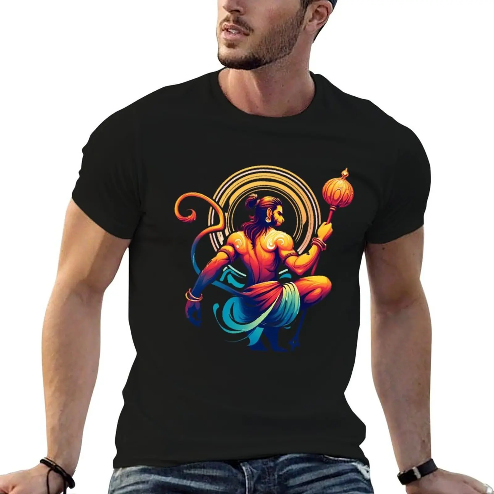 LORD HANUMAN T-Shirt new edition new gifts and t-shirts Men's t shirts