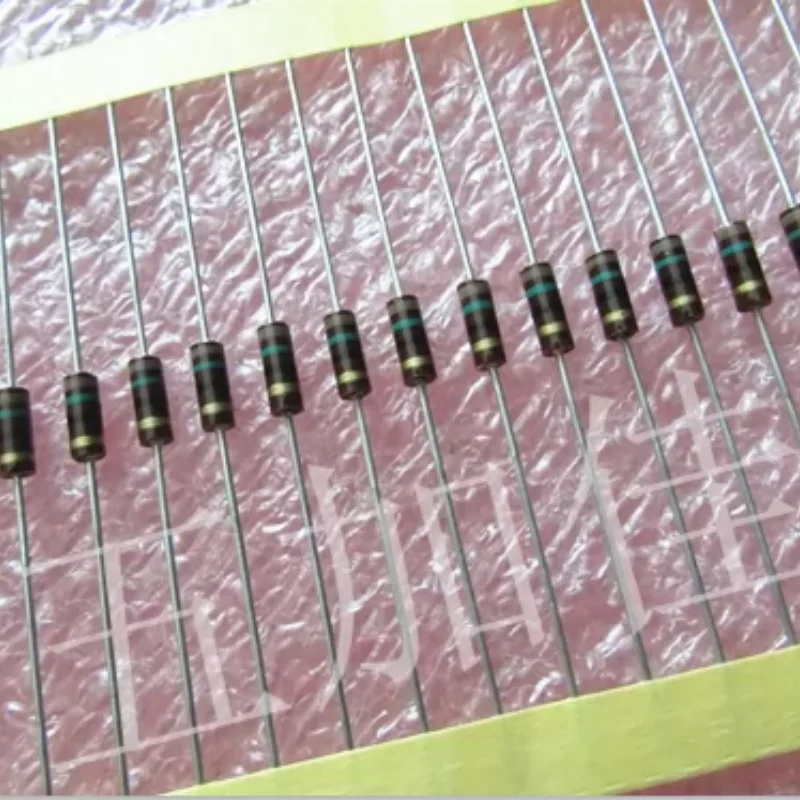 10-100pcs imported RCR07G150JS 15R 1/4W carbon core non inductive resistor color ring resistor