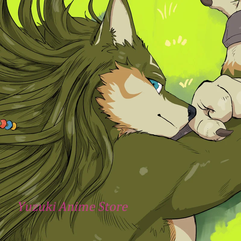 Anime Dakimakura link (wolf form) Hugging Pillowcase Life-Size Double-Sided Print Body Pillow Cover