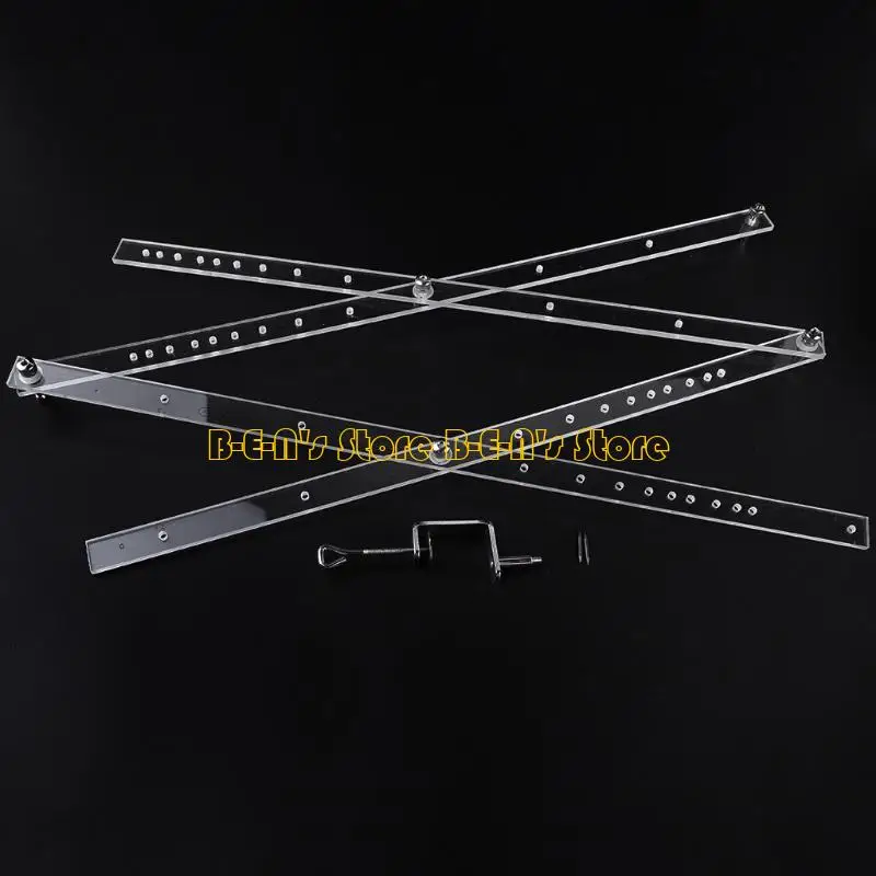 Y1AD Pantograph Copy Rluer Drawing Enlarger Reducers Tool Metal Rulers 50cm Scale