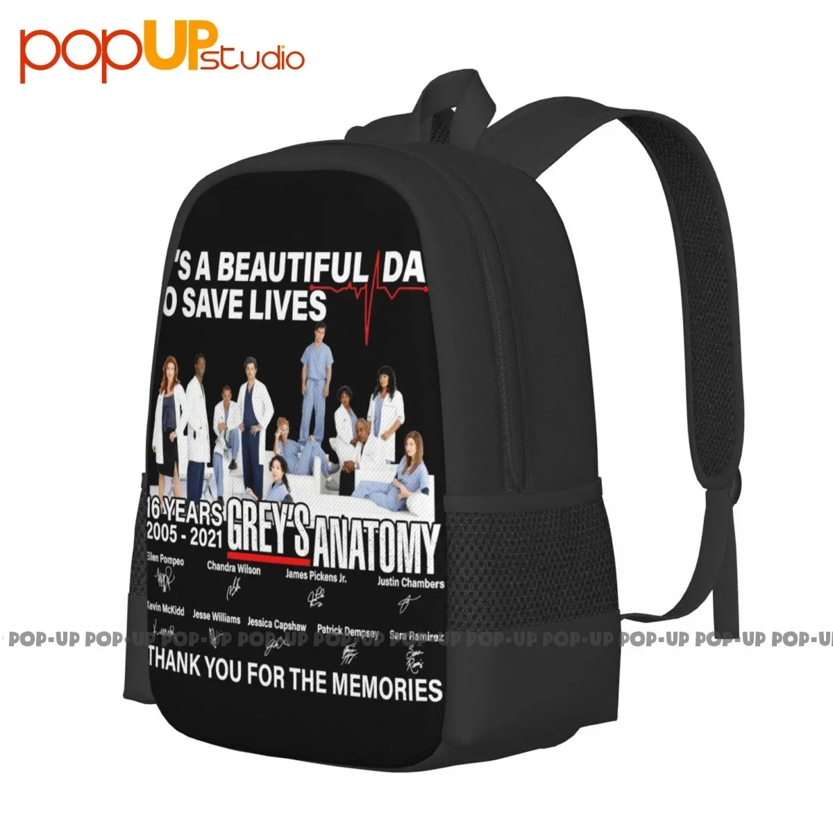 Greys Anatomy Its A Beautiful Day To Save Lives Backpack Large Capacity Newest Schoolbag Bags For Travel