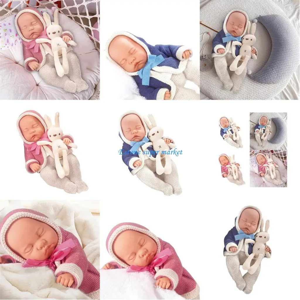 

090B Sleeping Doll Baby Realistic New Born Sleeping Doll Eyes Close for Toddler Girl