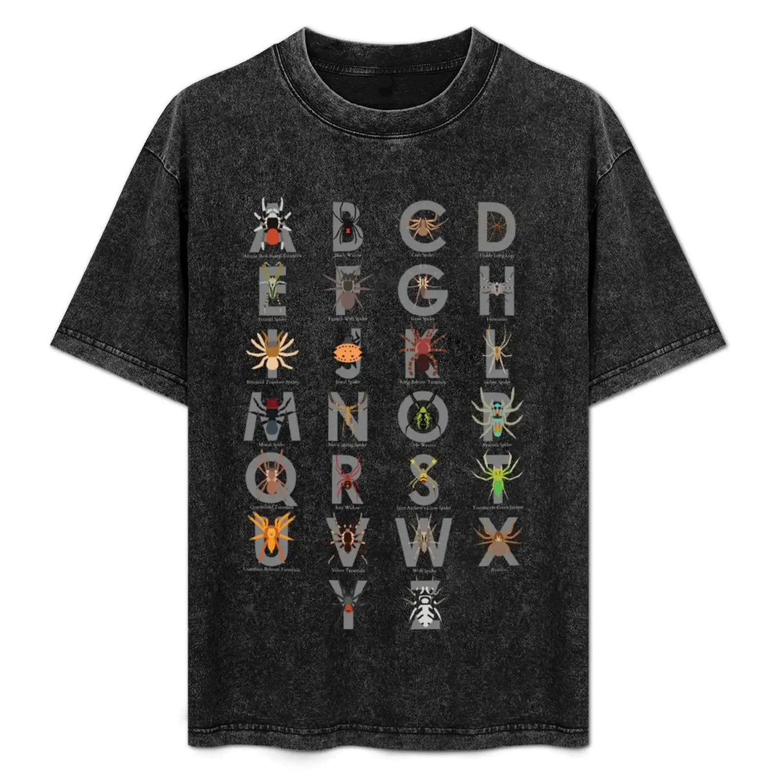 araignees-et-tarantaules-alphabet-chemise-t-shirt-de-luxe-t-shirt-vetements-t-shirts-homme-hommes-t-shirt-de-createur