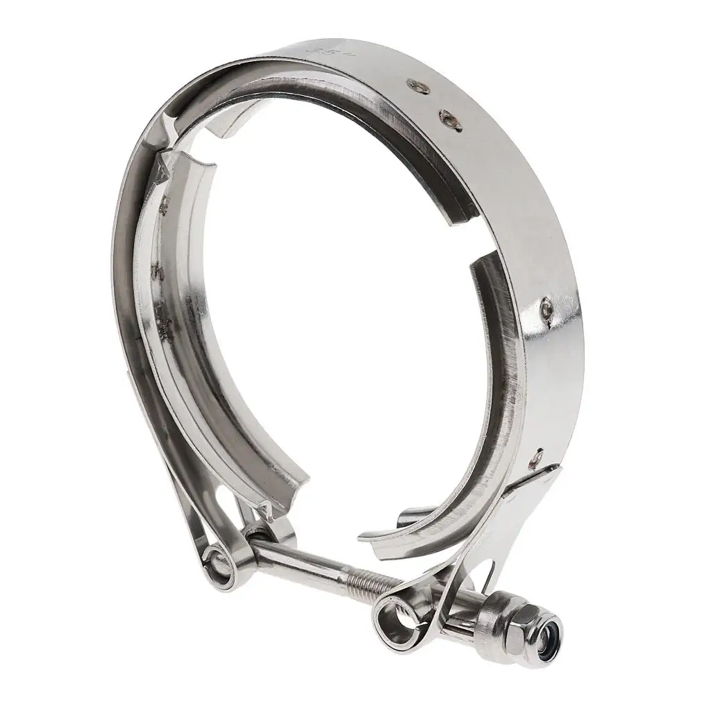 Exhaust pipe hose clamp V band stainless steel 135 x 120 x 22 mm (3.5 inch)