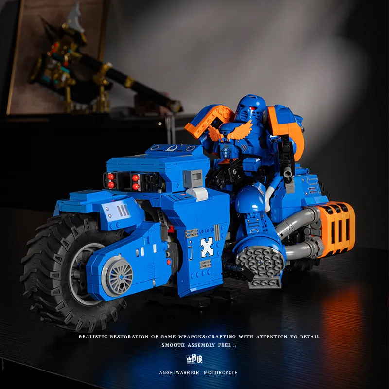 EM ESTOQUE Blocos de Montagem de Motocicleta Técnicos MOC, Modelos de Robôs, Brinquedos DIY para Meninos, Conjunto de Presentes de Natal