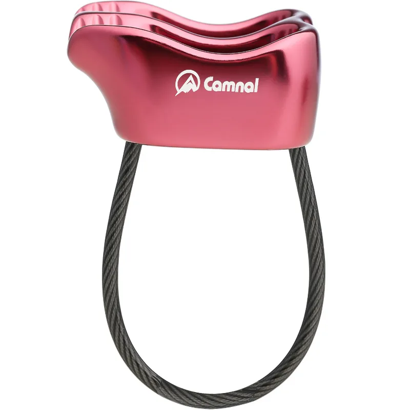 Camnal ATC Lightweight Aluminium Descender Slow Descent Device Protector Essential Downhill Equipment Outdoor Rock Climbing