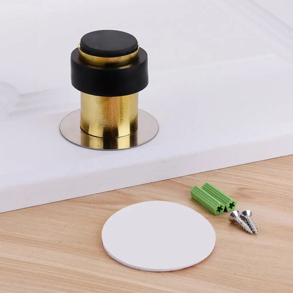 Home Hardware Strong Suction Silicone Self Adhesive Door Stopper Doorstop Floor Holder Wall Protectors