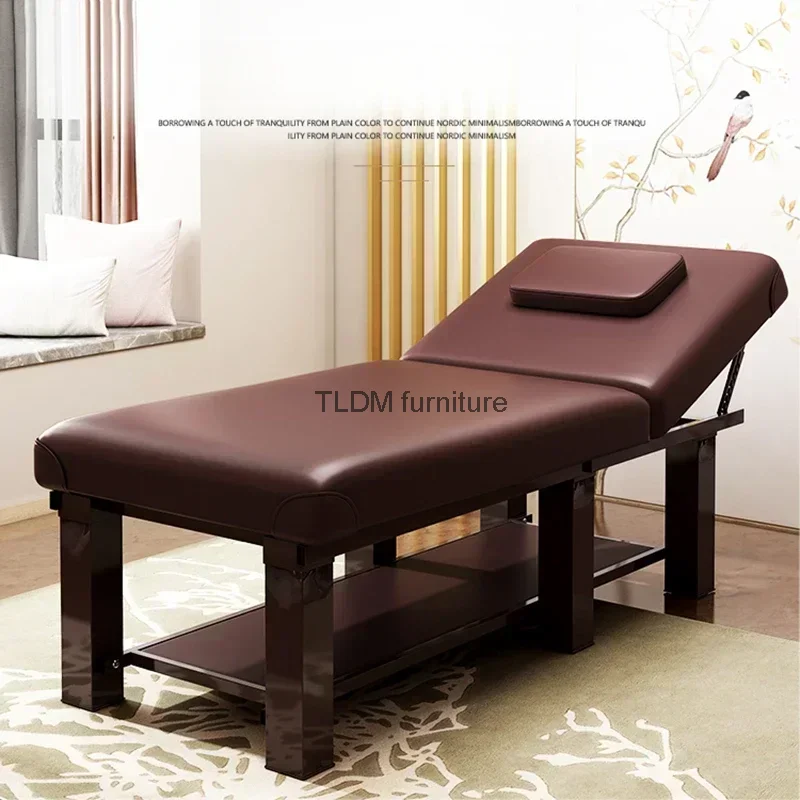 

Salon Tattoo Massage Bed Beauty Facial Full Body Medical Massage Bed Cosmetic Wooden Lettino Massaggi Salon Furniture SR50MB