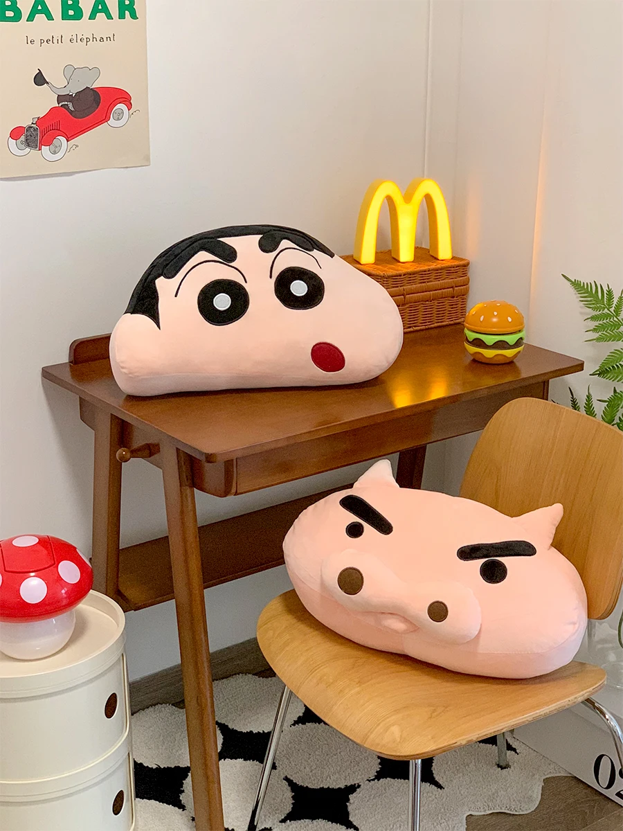 MINISO Crayon Shin-chan peluche cuscino muslimex cuscino Boochan Waniyama cuscino da tiro peluche regali di natale bambino bambini