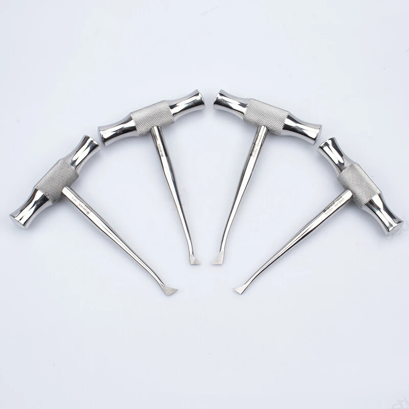 Dental Elevators T-shaped Elevators Triangular Point Elevators Dentist Tools Oral Roots Tooth Extraction Materials