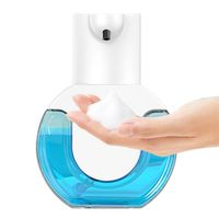 430ML Touchless Automatic Foam Soap Dispenser USB Rechargeable Auto Infrared Sensor Liquid Soap Dispensor for Bathroom Kitchen