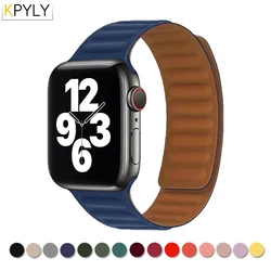 애플 워치용 실리콘 마그네틱 밴드, 울트라 49mm, 41mm, 45mm, 40mm, 44mm, 38mm, 42mm 링크 팔찌, iWatch 시리즈 8, 7, 6, SE, 5, 4, 3 스트랩