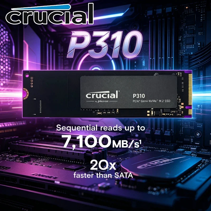 crucial-p310-1tb-2tb-m2-2280-pcie-gen4-nvme-ssd-nand-3d-fino-a-7100mb-s-unita-interna-per-pc-confezione-oem