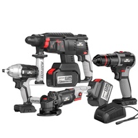 NANWEI Hot Selling Power Tool Sets Hammer Angle Grinder Lithium Battery 2 Pieces Combination Kits