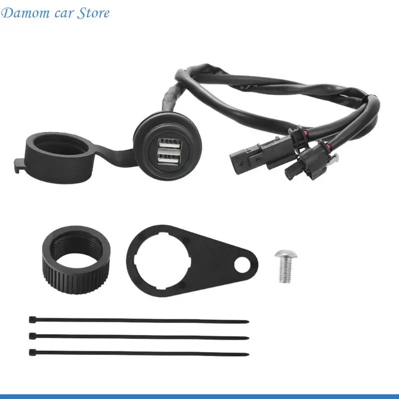 A2UC Motorbike USB Chargers Waterproof Charging Socket for R1200GS R1250GS F700GS
