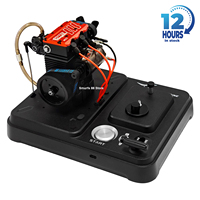 TOYAN FS L200AC Air Cooled Engine Model Kit and Base DIY 2 Cylinder Nitro Engine 4 Stroke Methanol Engine Assembly Model Toys