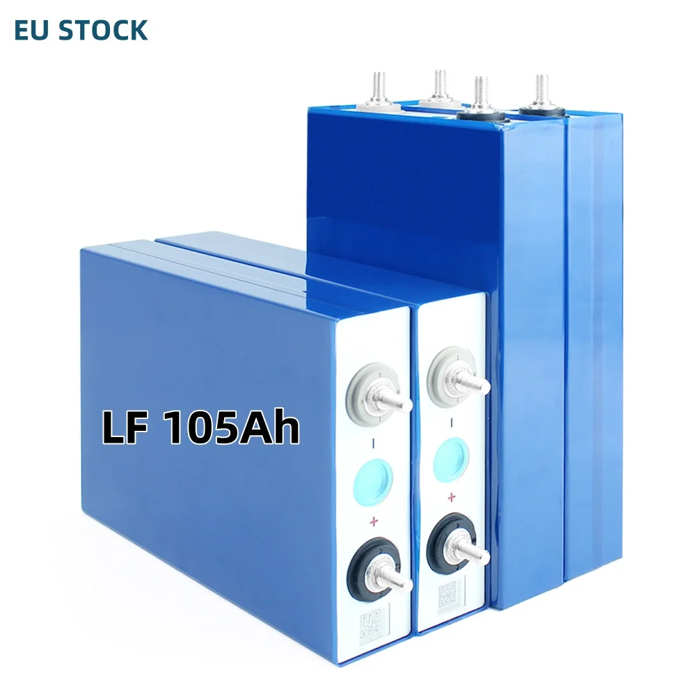 

EU Stock EVE Lifepo4 Battery 3.2V 105Ah Prismatic Deep Cycle Cells High Rate for Electric Car Travel Solar Energy Storage