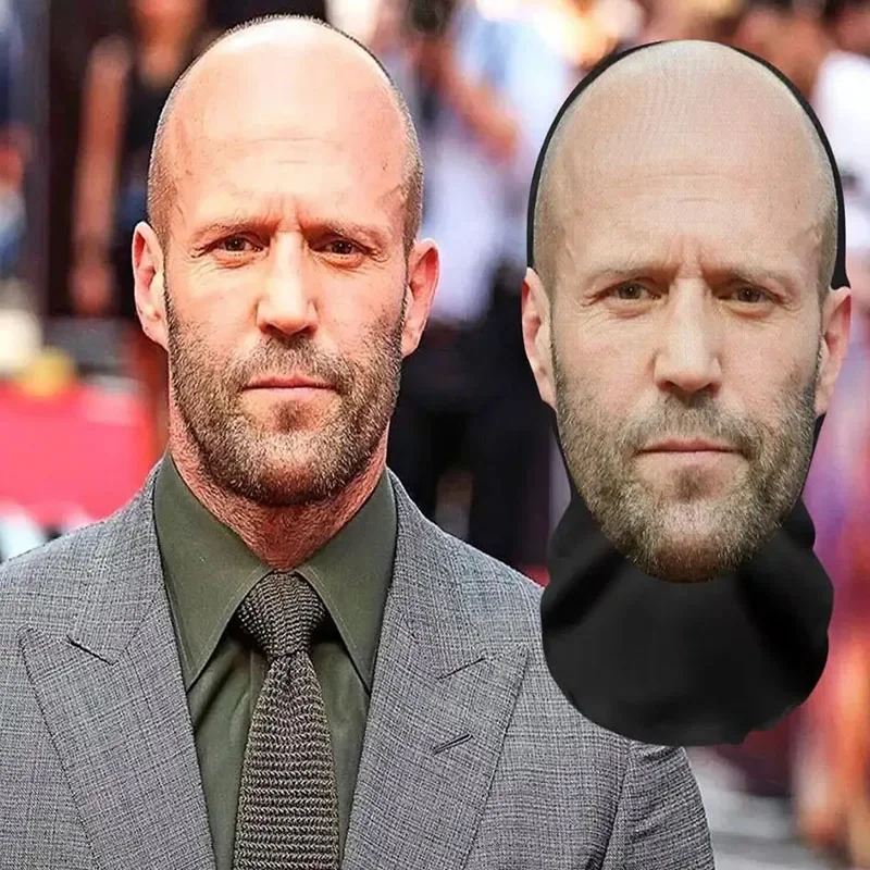 قناع جيمس كوسبلاي مطبوع ثلاثي الأبعاد لكامل الوجه قناع بصري لحفلة الهالوين قناع وجه واقعي لأداء المشاهير