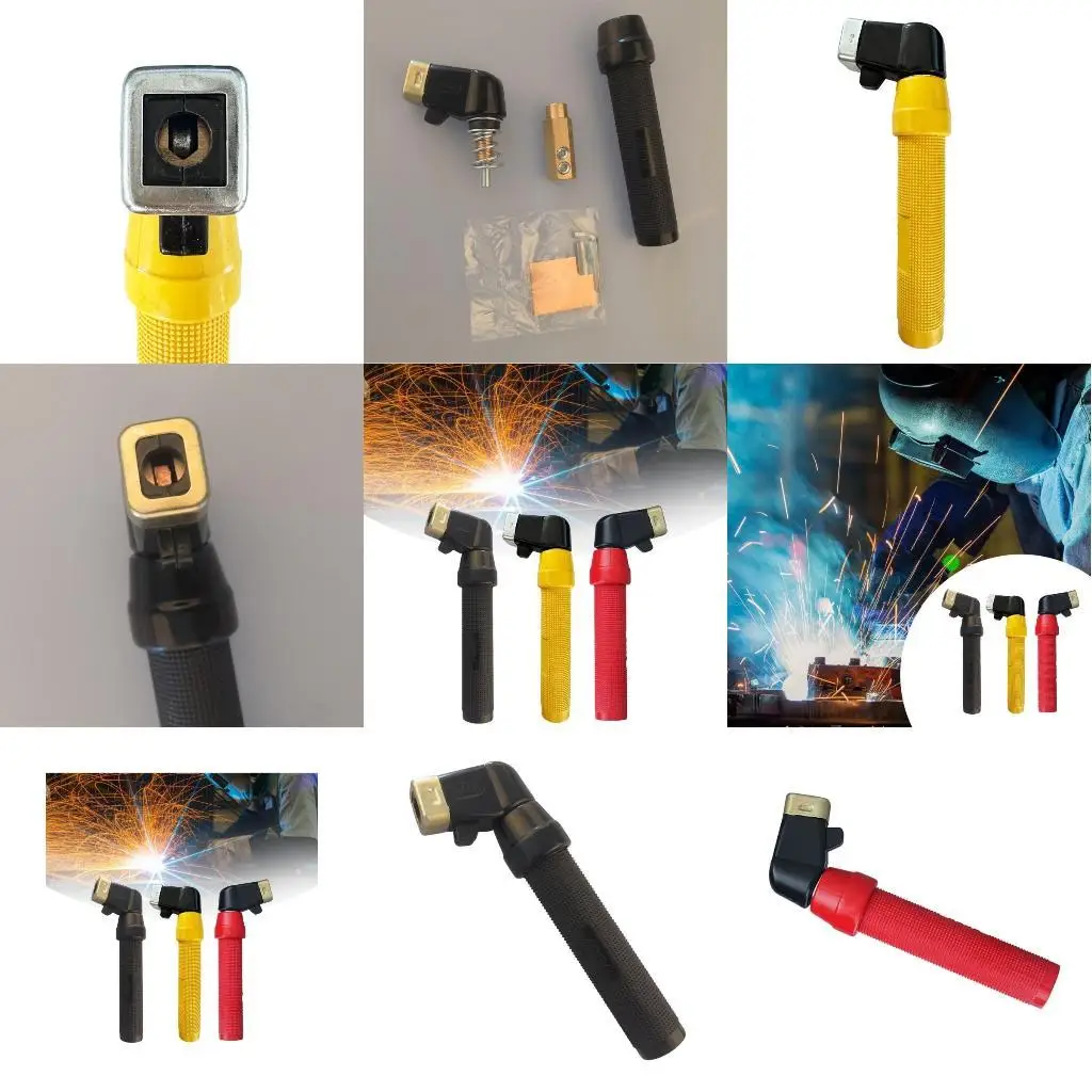 Welding Electrode Holder 400A Accessories for Stick Electrode Jaw Holding Plier Electrode Clamp for Welding Machine Welder