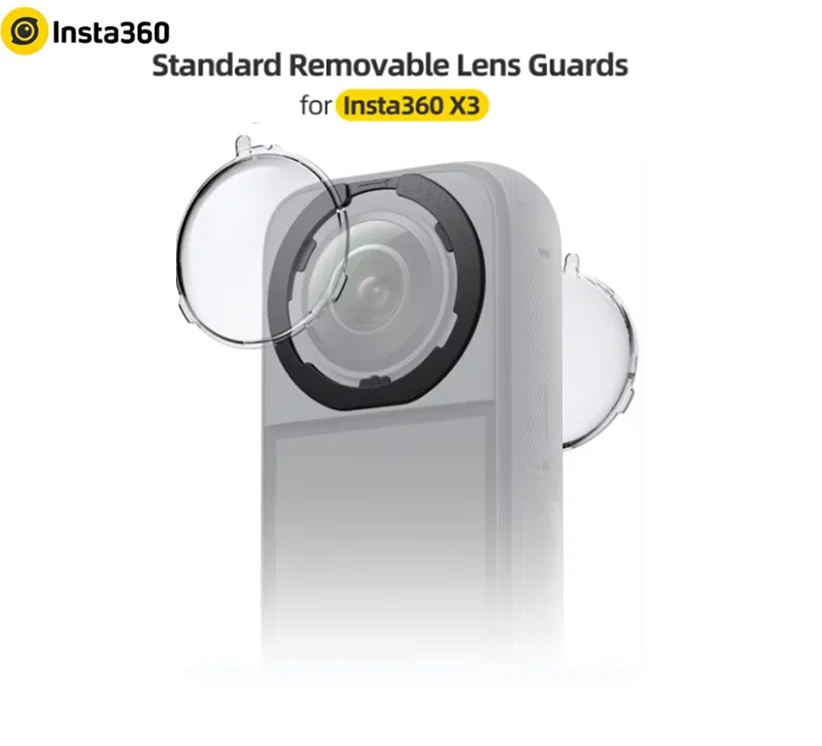 

For Insta360 X3 Standard Removable Lens Guards for Insta 360 X3 Lens Protector Guard Accessories