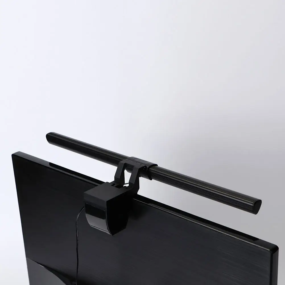 パソコンモニター用吊り下げ式ランプ-40cm-調節可能-led-3色調光-usb接続-読書用-眼の保護ライト-usbモニターランプ