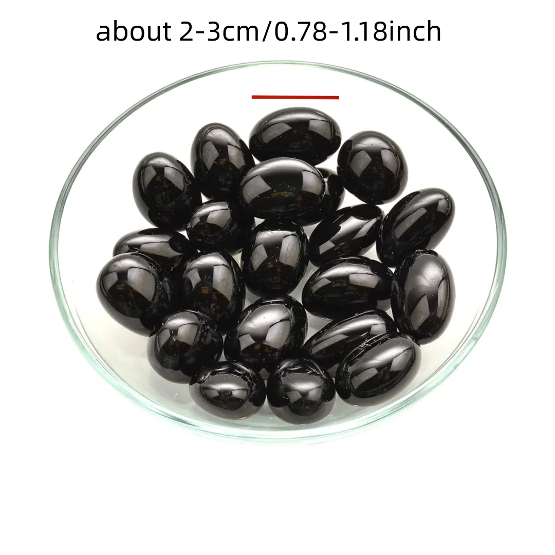 Natural Black Tourmaline rolling stones, polished crystals, irregular crystals, bulk crystals, outdoor garden decorative stones