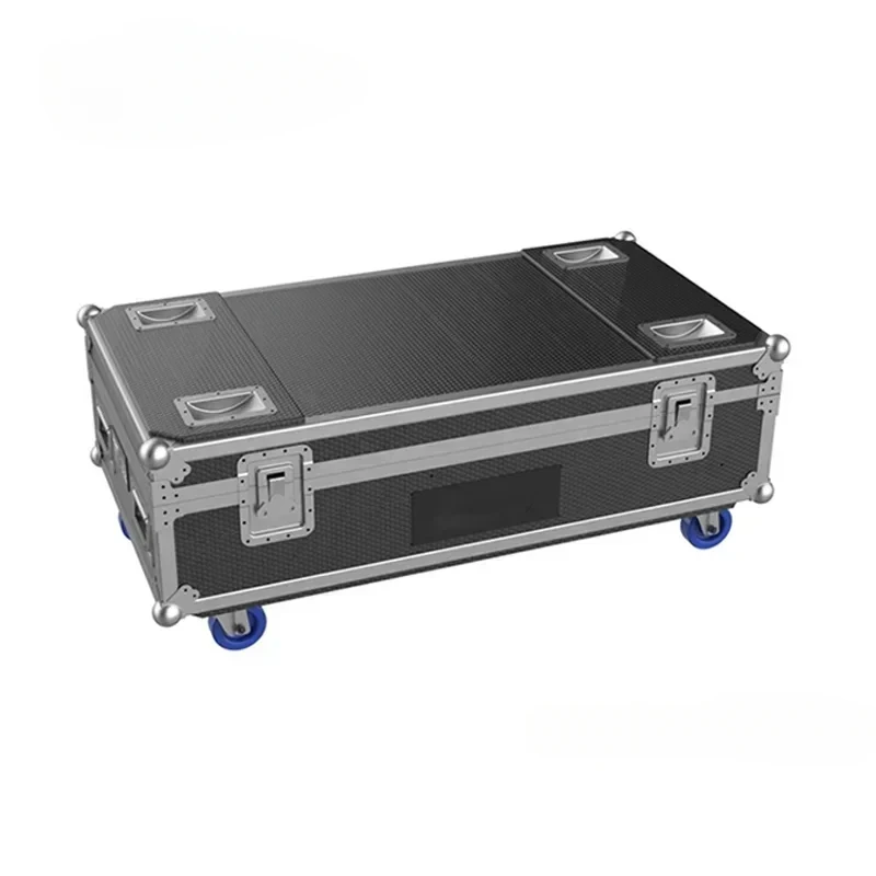 Flight Case Aluminum Transport Road Cases Travel Case for Dance Audio Fitness Equipment with 4 Wheels Portable Cases