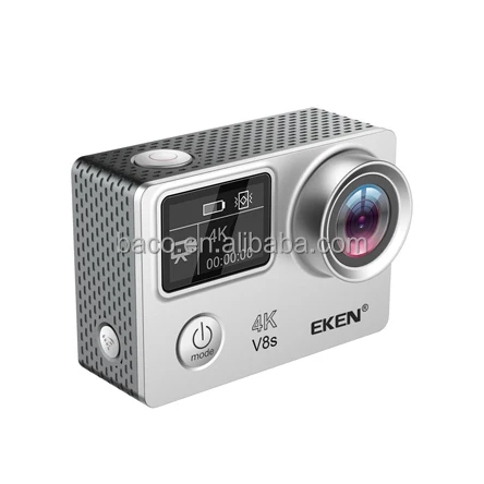 New arrival EKEN V8S 4K 30fps remote action camera 170 Degree Lens WiFi Control 14MP EKEN V8S action sport camera