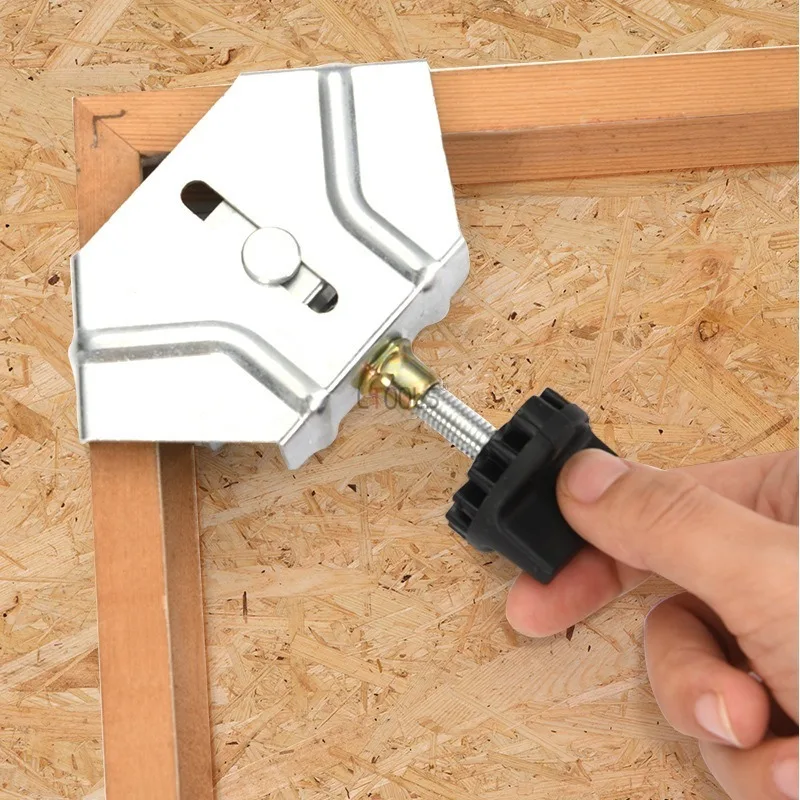 Movable Room Photo Frame Clamp Stainless Steel Right-angle Fixer Wood Cabinet Strong Clamping Woodworking Fixing Special Tool